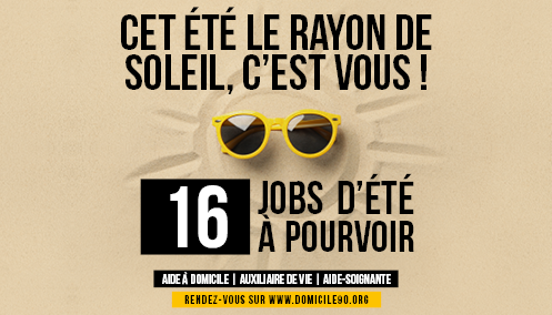 16 JOBS D’ETE A POURVOIR !